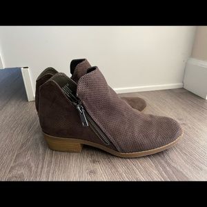Brown booties